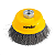Escova Tipo Copo C/ Rosca 4" Ondulada Para Esmerilhadeira - Imagem 2