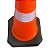Cone Sinalização Branco Laranja 50cm - Imagem 4