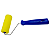 Rolo Espuma Amarelo 9 Cm Com Cabo Para Superfícies Lisas - Imagem 2