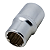 Soquete Estriado 1/2" 13mm Aço Cromo Vanádio - Imagem 2
