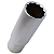Soquete Estriado Longo 1/2" 19mm Aço Cromo Vanádio - Imagem 2
