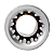 Soquete Estriado Longo 1/2" 11mm Aço Cromo Vanádio - Imagem 5