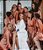Robe com babados terracota - Imagem 2