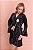 Robe com babados preto - Imagem 2