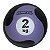 Bola Medicine Ball O´Neal 02 kg - Imagem 1