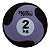 Medicine Ball Red Nose 02 kg - Imagem 1