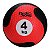 Medicine Ball Red Nose 04 kg - Imagem 1