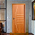 Porta Frisada Curupixa Viena C/Batente de 11cm e Fechadura Externa - Imagem 1