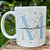 Caneca granilite com nome e inicial - Imagem 1