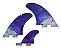 Quilha Similar Mark Richards Twin+ Estabilizador GF2 Cod.28 - Imagem 1