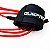 LEASH LONGBOARD/ STAND UP PADDLE ROTOR 6,5 MM. x 10' VERMELHO - Imagem 4
