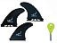 Quilhas Encaixe Similar GFT Fins + Chave Chavinha - Kit Surf 10 - Imagem 1