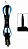 Leash Strep Stand Up Paddle Long Panturrilha Rotor Injetado Azul Cristal - Imagem 1