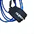 Leash Espiral Stand Up Paddle 6,5 mm. x 10' Azul Cristal - Imagem 7