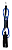 Leash Longboard e Stand Up Paddle Joelho Panturrilha 6,5 mm. x 10' Azul Cristal - Imagem 1
