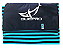 Capa Atoalhada Camisinha Prancha Kite Azul Claro e Preto - Imagem 1