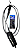 Leash Competition Serie Duplo Rotor 5mm X 10' Panturrilha Preto - Imagem 2