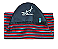 Capa Atoalhada Camisinha Prancha Surf 6'0" Vermelho, Cinza e Preto - Imagem 1