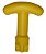 Terminal Pegador Handle Para Remo Sup Amarelo - Imagem 1