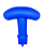 Terminal Pegador Handle Para Remo Sup Azul - Imagem 3