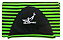 Capa Atoalhada Camisinha Prancha Surf 7'0" Verde e Preto - Imagem 2