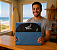 CAMISINHA ATOALHADA BODYBOARD GUEPRO AZUL WAVE - Imagem 2