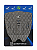Deck Guepro Antiderrapante Prancha De Surf Gp17 Cinza Escuro - Imagem 2