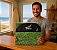 CAMISINHA ATOALHADA BODYBOARD GUEPRO VERDE SEA - Imagem 2