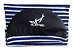 Capa Atoalhada Camisinha Prancha Surf Funboard 7'6 Azul e preto - Imagem 1
