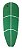 DECK SUP VERDE LISO 6 PARTES 65 X 182 - Imagem 1