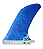 Quilhão 9,5 Longboard Sup Stand Up Central Single Fin Mod.31 - Imagem 1