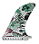 Quilhão 9,5 Longboard Sup Stand Up Central Single Fin Mod.32 - Imagem 1