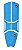 Deck Kite Shock Wave Completo Azul - Imagem 1