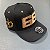 BONÉ #68 ALCANTARA / PRETO COM DOURADO SNAPBACK ABA CURVA EDIÇÃO 1 MILHÃO - Imagem 2