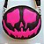 Bolsa Abóbora Halloween Alma Monster Neon Rosa - Imagem 2