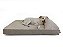 Cama Divã Cachorro Pelúcia Bubble e Acquablock® Bege Fendi - Imagem 1