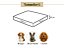 Futon Pet G 100x70cm + 1 Capa Extra Grátis - Imagem 2
