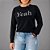 Blusa Feminina Preta Manga Longa - Imagem 1
