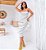 Vestido Midi Tomara que Caia Branco - Imagem 1