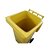 Coletor De Lixo 240 Litros Resíduos  Bralimpia - Amarelo - Imagem 1
