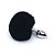 Plug Anal em Aço Pompom de Coelho - Tamanho M - 8 x 3,4 cm - Preto - Imagem 2