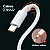 CABO DE CARREGAMENTO TURBO USB-A-USB-C 6A A GOLD PREMIUM - Imagem 2