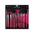 KIT COM 12 PINCÉIS PARA MAQUIAGEM NEON MACRILAN - Imagem 3