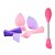KIT MAKEUP BLENDER 8 ESPONJINHAS + 1 ESPÁTULA LAVÁVEIS MAHAV - Imagem 3