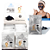 BOX SACHÊ CARVÃO ATIVADO MÁSCARA FACIAL PEEL OFF PHALLEBEAUTY - 50 UNID. - Imagem 1