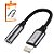 ADAPTADOR CONVERSOR DE ÁUDIO LIGHTNING PARA FONE A'GOLD - Imagem 1