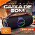 CAIXA DE SOM BOOMBOX A'GOLD 80W BLUETOOTH RGB TWS IPX6 - Imagem 2