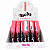 BOX GEL FIXADOR PARA SOBRANCELHAS INCOLOR MELU RUBY ROSE 24 UNID. - Imagem 1