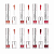 BOX GLOSS LABIAL THE GLOSSIER ONE BLOW RUBY ROSE 36 UNID. - Imagem 4