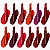 BOX BATOM CHARM LIPS RUBY ROSE G2- 72 UNID. - Imagem 4